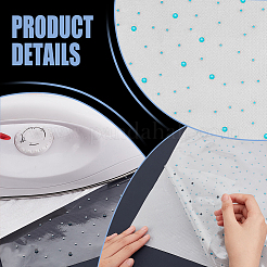 24Pcs Glitter Hotfix Rhinestone Sheet&nbsp;DIY-FG0010-10B