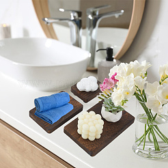 3Pcs 3 Sizes Wood Display Riser Trays for Desktop Organizer&nbsp;ODIS-WH0043-280
