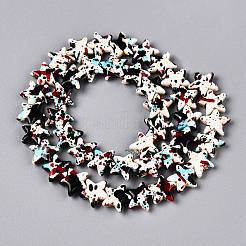 Spray Painted Synthetic Turquoise Beads Strands&nbsp;UNKW-T001-11G
