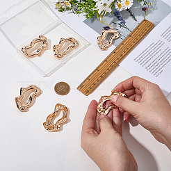 6Pcs Nuggets Zinc Alloy Lapel Pins for Clothes&nbsp;JEWB-FG0001-77