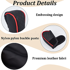 1Pc Imitation Leather Car Gearshift Cover&nbsp;AJEW-CL0003-29B