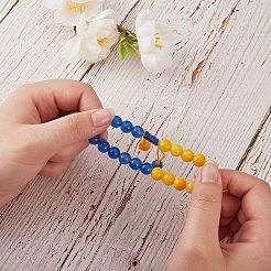 Stone Braided Bead Bracelet&nbsp;BJEW-SW00019