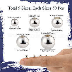 250Pcs 5 Styles Rack Plating Brass Spacer Beads&nbsp;KK-PA0001-02S