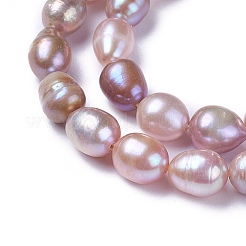 Natural Cultured Freshwater Pearl Beads Strands&nbsp;PEAR-L021-20-01A