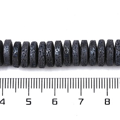 Frosted Natural Lava Rock Beads Strands&nbsp;G-E618-07