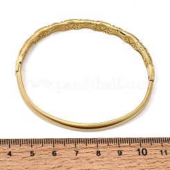 304 Stainless Steel Crystal Rhinestone Hinged Cuff Bangles for Women&nbsp;SA-CBA61B8-08G