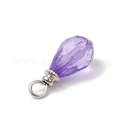 Acrylic with Iron Pendants&nbsp;PALLOY-JF03685
