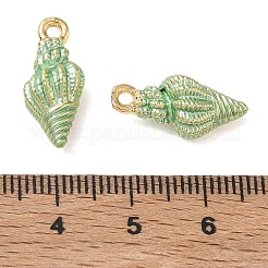Brass with Enamel Charms&nbsp;KK-CBA61F8-01G-02