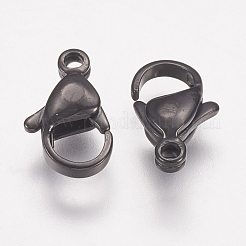 304 Stainless Steel Lobster Claw Clasps&nbsp;STAS-P185-12-B