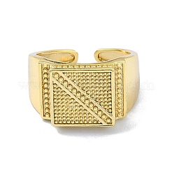 Brass Open Cuff Rings&nbsp;RJEW-B051-37G