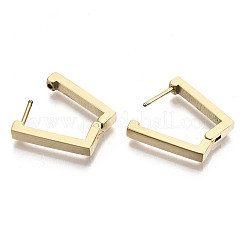 304 Stainless Steel Huggie Hoop Earrings&nbsp;X-STAS-R115-21G