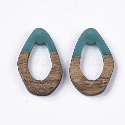 Resin & Walnut Wood Pendants&nbsp;RESI-T023-A-17G