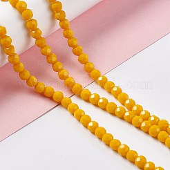 Faceted(32 Facets) Glass Beads Strands&nbsp;EGLA-J042-35B-M