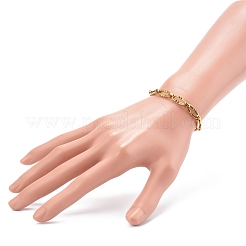 304 Stainless Steel Oval Link Chain Bracelets&nbsp;BJEW-JB06101-01