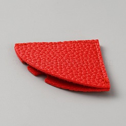PU Leather Fan Bookmarks&nbsp;AJEW-WH20128-004A