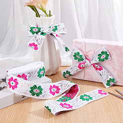 Polyester & Metallic Ribbon&nbsp;OCOR-WH0070-315B