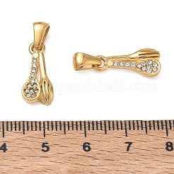 304 Stainless Steel Rhinestone Pendants&nbsp;RB-CBA7A56-07G