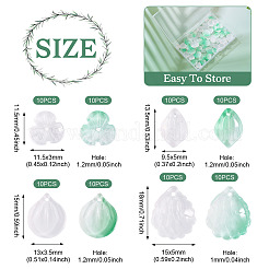 8 Styles Lampwork Pendants&nbsp;GLAA-TA0002-75