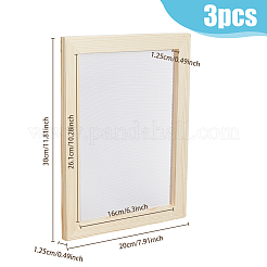 Wooden Paper Making&nbsp;DIY-WH0349-121C