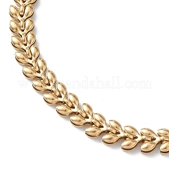 Ion Plating(IP) 304 Stainless Steel Cobs Chain Bracelets for Men Women&nbsp;STAS-B039-08G