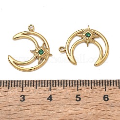 304 Stainless Steel Rhinestone Pendants&nbsp;SA-CBAF1D5-07G-C