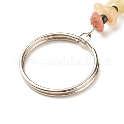 Natural & Synthetic Gemstone Beaded Keychains&nbsp;KEYC-JKC00305