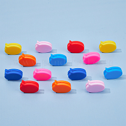 14Pcs 7 Colors Speech Bubble Silicone Tennis Racquet Dampener&nbsp;AJEW-FH0004-58