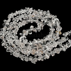 Natural Quartz Crystal Chip Beads Strands&nbsp;X-G-M205-01A