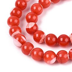 Natural Trochus Shell Mother of Pearl Shell Beads Strands&nbsp;X-SSHEL-T012-06