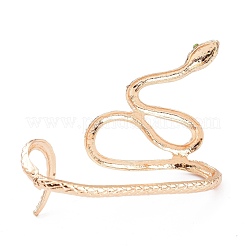 Alloy Snake Open Palm Cuff Bangles&nbsp;BJEW-O180-01LG