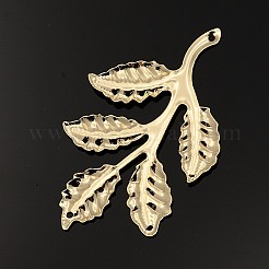 Iron Leafy Branch Filigree Big Pendants&nbsp;X-IFIN-P003-06