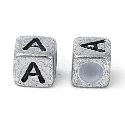 Plated Acrylic Beads&nbsp;SACR-JQ0001-04AS
