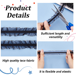 14M Polyester Flat Ruffled Elastic Cord&nbsp;EC-FG0001-03A