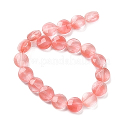 Cherry Quartz Glass Beads Strands&nbsp;G-K357-B09-01