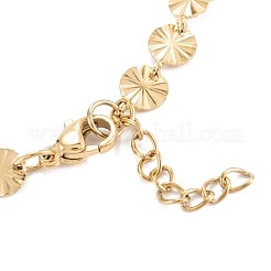 PVD Vacuum Plating 304 Stainless Steel Link Chain Bracelets&nbsp;BJEW-M205-03G