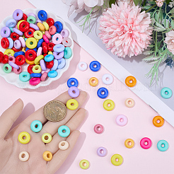 200Pcs 2 Styles Opaque Acrylic Beads&nbsp;OACR-SP0002-06