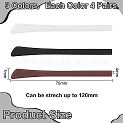 12 Pairs 3 Colors Silicone Eyeglasses Ear Grip&nbsp;FIND-WR0012-53