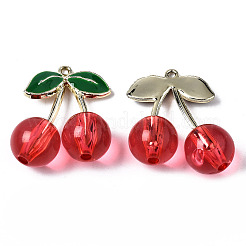 Alloy Enamel Pendants&nbsp;X-ENAM-N056-185B