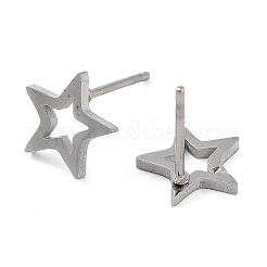 Non-Tarnish 304 Stainless Steel Stud Earrings&nbsp;EJEW-M242-01C-P
