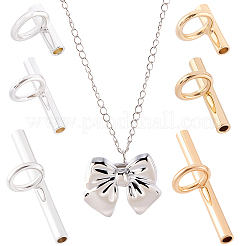 18Pcs 6 Styles Brass Tube Bails&nbsp;DIY-SC0030-76