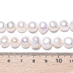 Natural Cultured Freshwater Pearl Beads Strands&nbsp;PEAR-N014-08E-01A