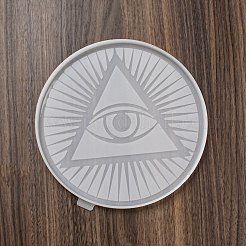 Eye of Providence/All-seeing Eye DIY Silicone Statue Mold&nbsp;AJEW-D052-02