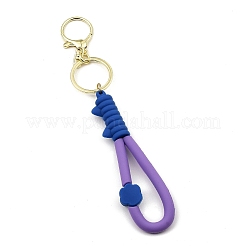 Cat Paw Print PVC Rope Keychains&nbsp;KEYC-B015-03LG-05
