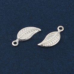 925 Sterling Silver Leaf Charms&nbsp;STER-Q194-01S