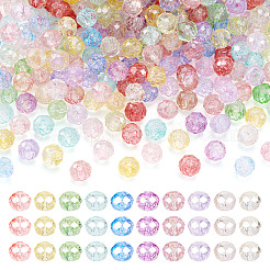 400Pcs 10 Colors Transparent Glass Beads Strands&nbsp;GLAA-TA0002-88