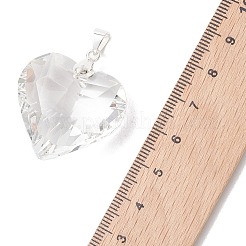 Transparent Glass Pendants&nbsp;PALLOY-JF05262-01