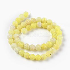 Natural Weathered Agate Beads Strands&nbsp;G-P414-A04
