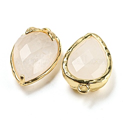 Natural Quartz Crystal Faceted Pendants&nbsp;G-M431-06G-09