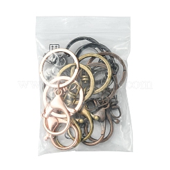 8Pcs 4 Colors Iron Alloy Lobster Claw Clasp Keychain&nbsp;KEYC-FS0001-06A