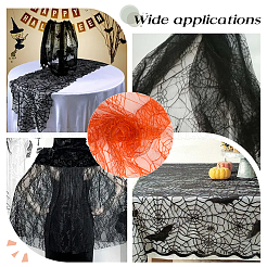 Polyester Spider Web Lace Fabric&nbsp;DIY-WH20049-44D